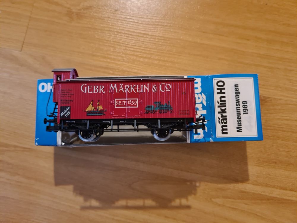 Van Marklin 1989 – Édition Limitée, 1/16, Métal, Rouge, Avec Carte Téléphonique