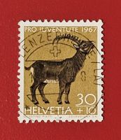 PRO JUVENTUTE STEINBOCK VOLLSTE. LENZERHEIDE GRAUBÜNDEN 1967