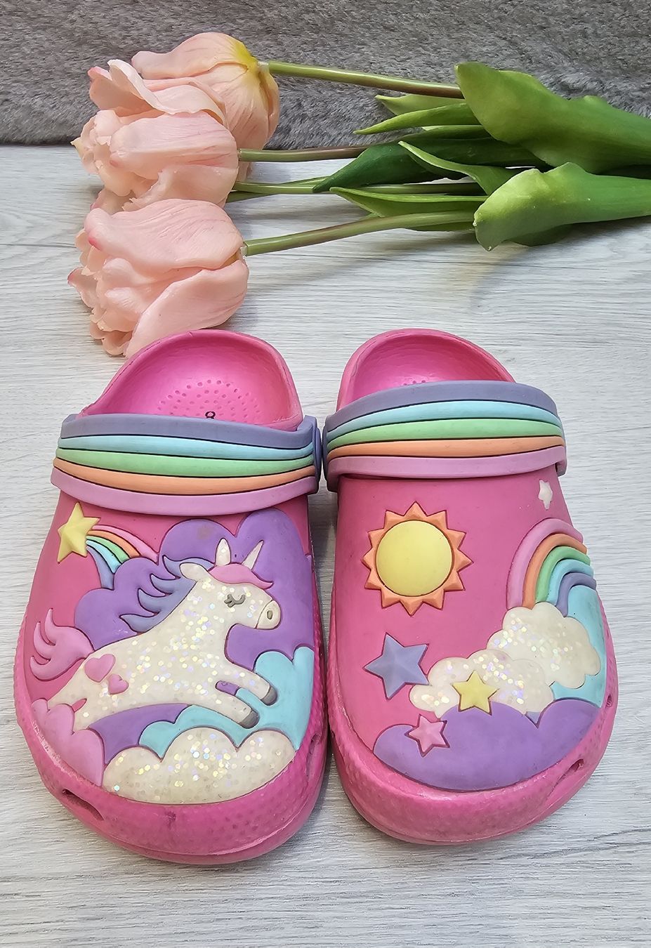 Next Schuhe für Mädchen: Original rosa Mädchen Clogs Gr. 25.5 der Marke Next – Gebraucht aus Zufikon von Dadulka79