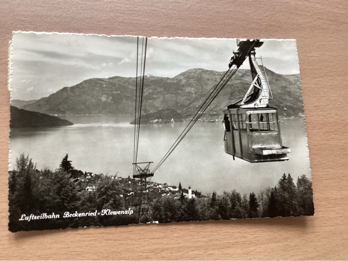 Ansichtskarten: AK Luftseilbahn Beckenried-Klewenalp – Gebraucht aus Wassen UR von SABDOM