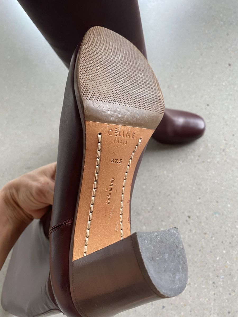 Celine Damenschuhe: Celine Lederstiefel, Grösse 37.5 – Gebraucht aus Zürich von dudeli83 4