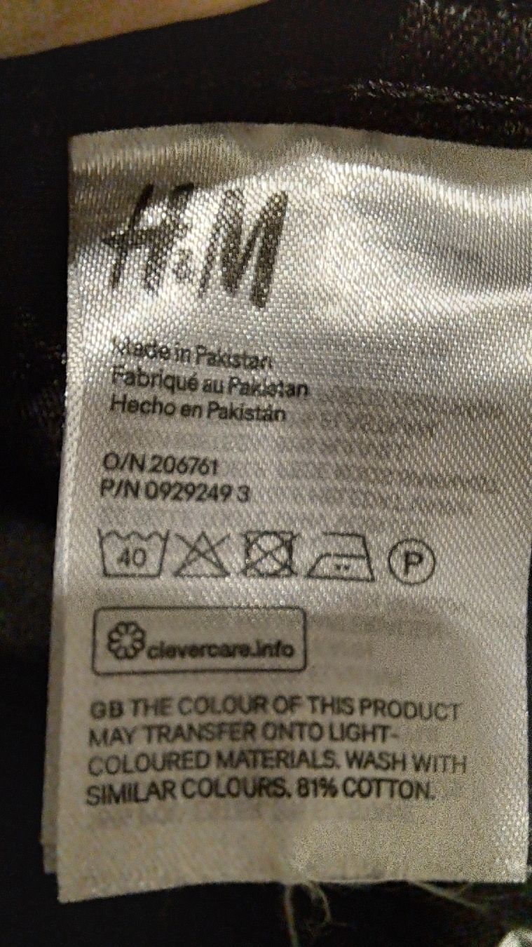 H&M Jeans: Jeans noir Denim Taille 36 – Gebraucht aus Rolle von Loutre84 3