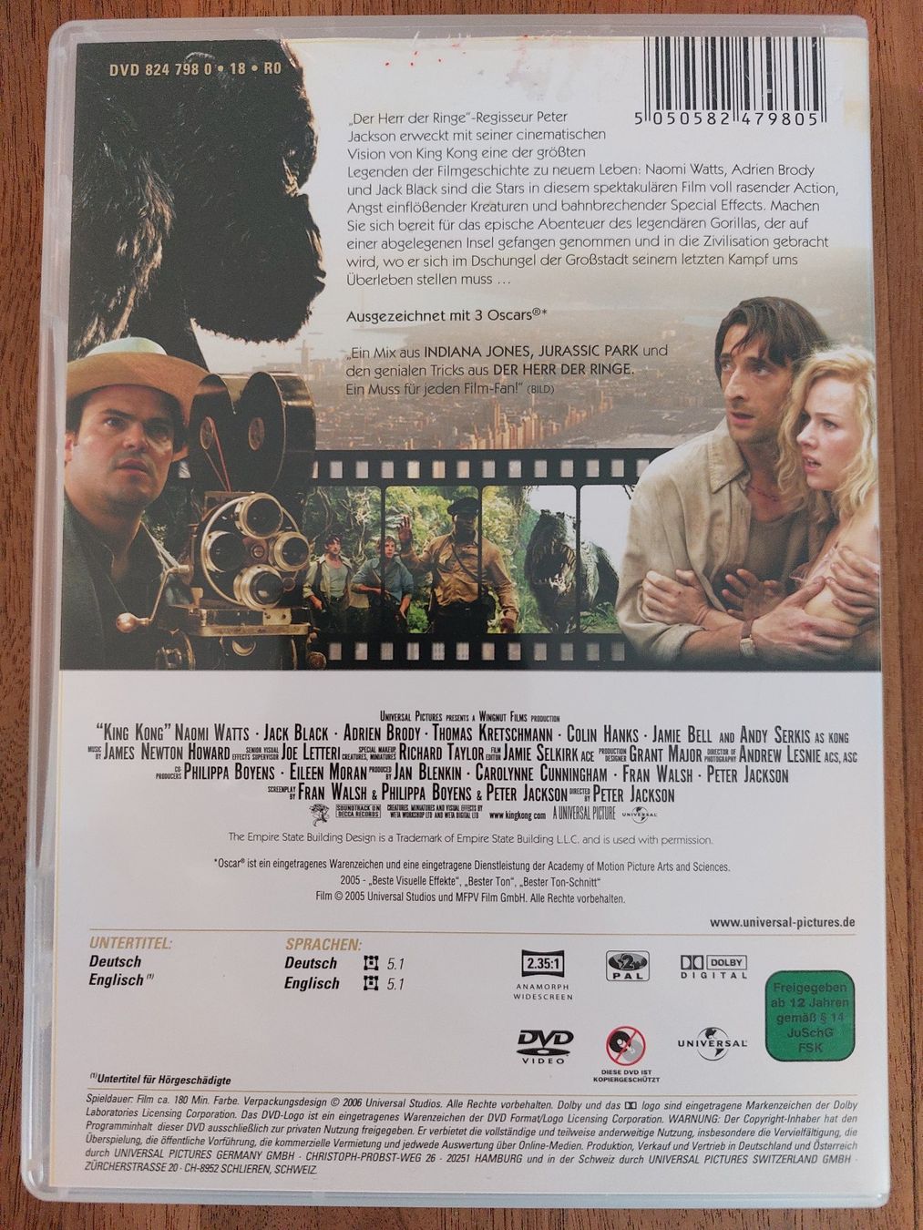 Tous les DVDs: DVD - King Kong – D'occasion à Rheinfelden par FilmAuktion 1