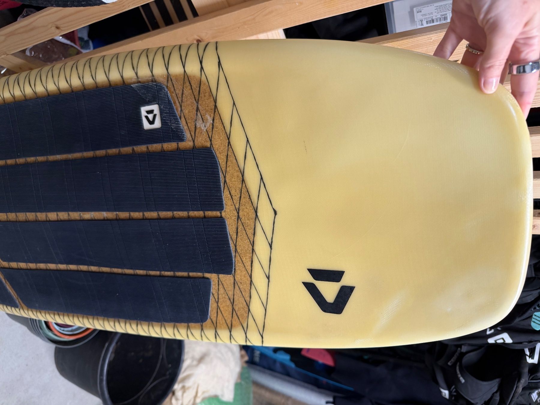Duotone Tavole da surf e di nuoto: Kite-surf board Duotone Whip CSC 5.0 with extra padding – Usato da Gockhausen venduto da Bianka6789 5