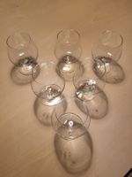 Sechs Cognac-Gläser Rosenthal mit Raymond Peynet-Motiven
