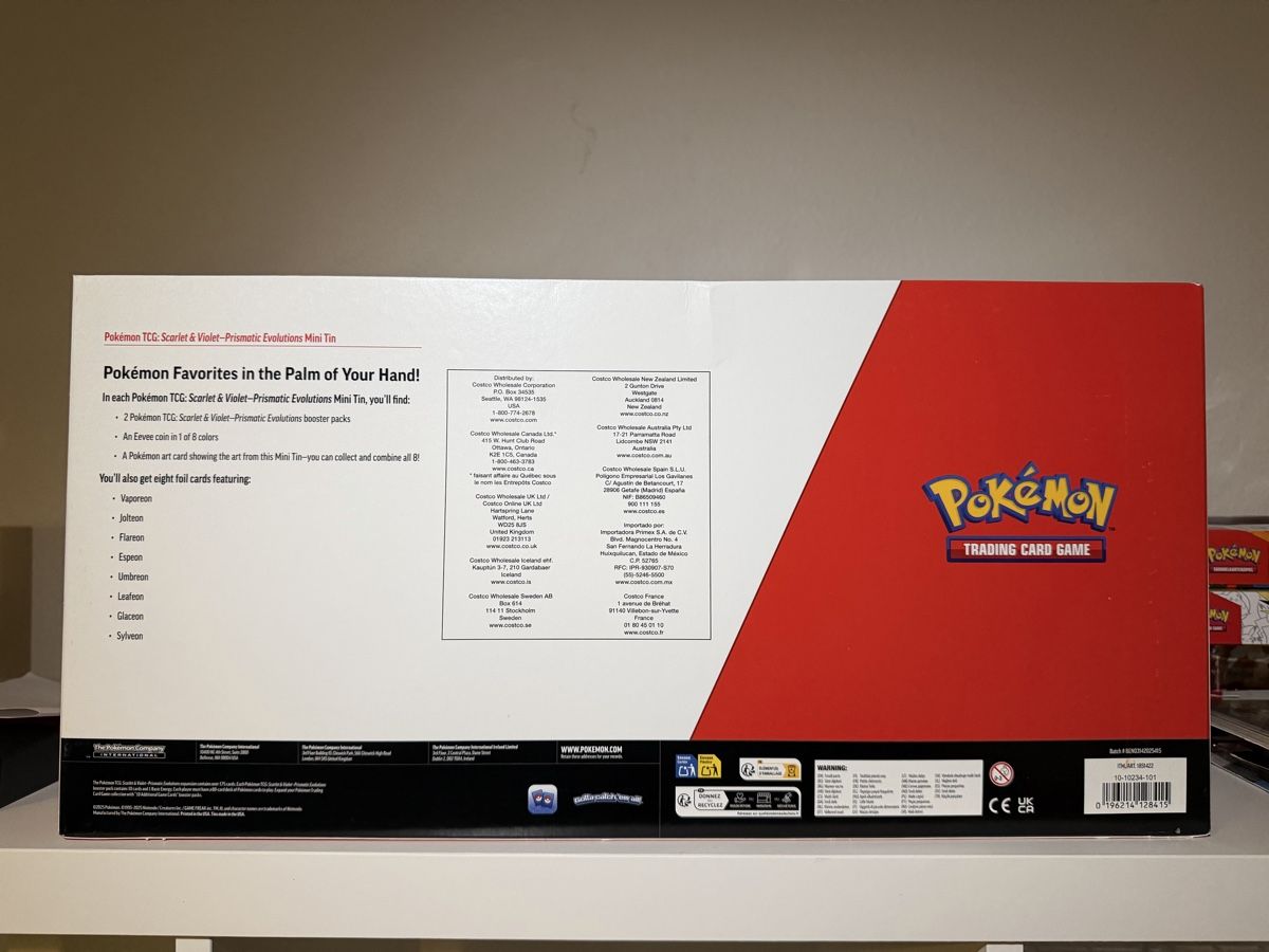 Pokémon Sammelbilder & Trading cards: Cotsco Prismatic Evolutions 8-Pack Set Neu – Neu und originalverpackt aus Zürich von TCG_JK 1