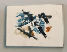 Schweizer Kunst - Graphik - Tachistischer (Basler?) Künstler