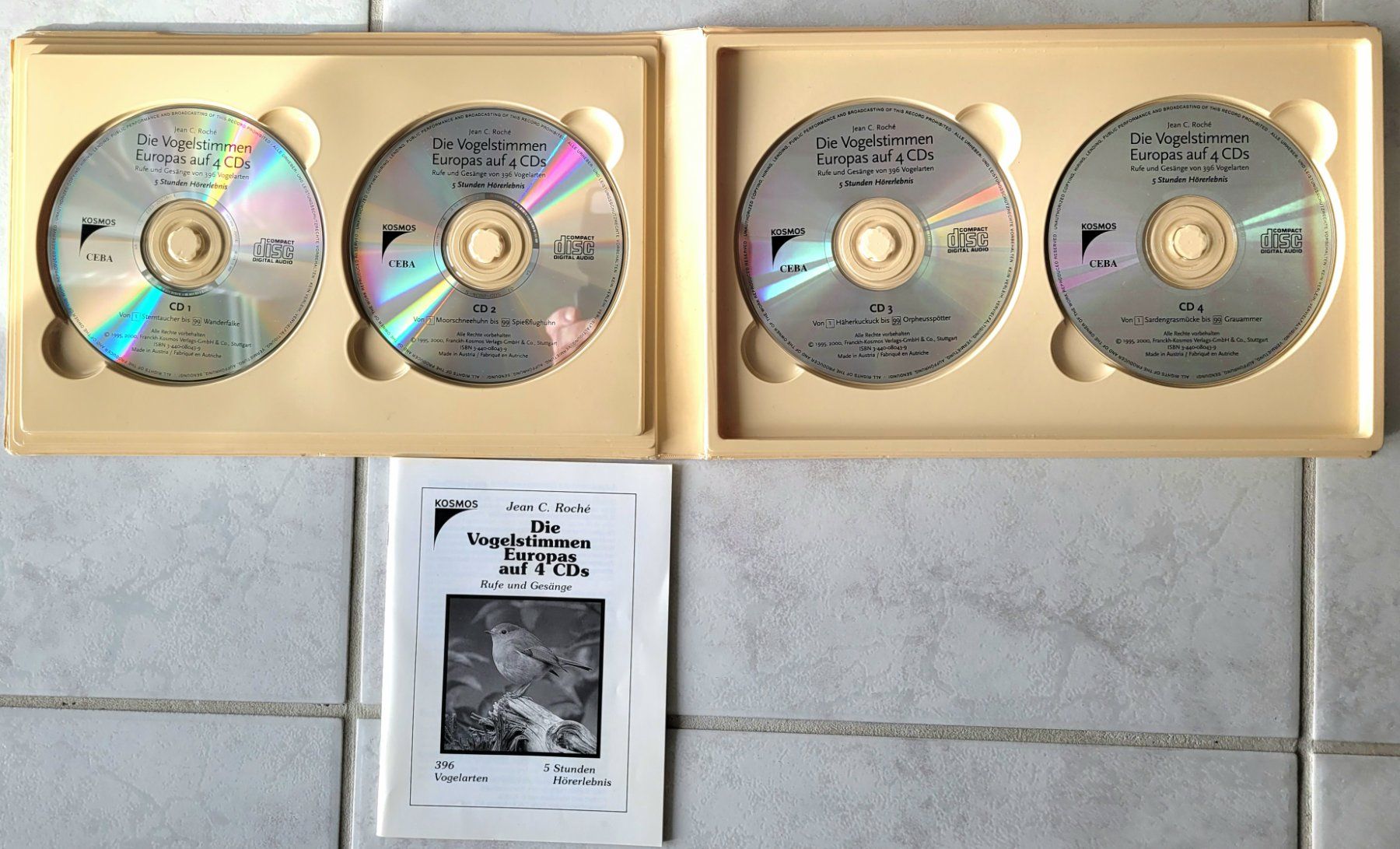 CD: Die Vogelstimmen Europas auf 4 CDs – Usato da Oberuzwil venduto da rtr_wp6m 2