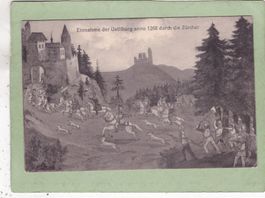 Einnahme der Uetliburg anno 1268 durch die Zürcher