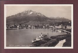 LUZERN - Quai - Schiff - Pilatus
