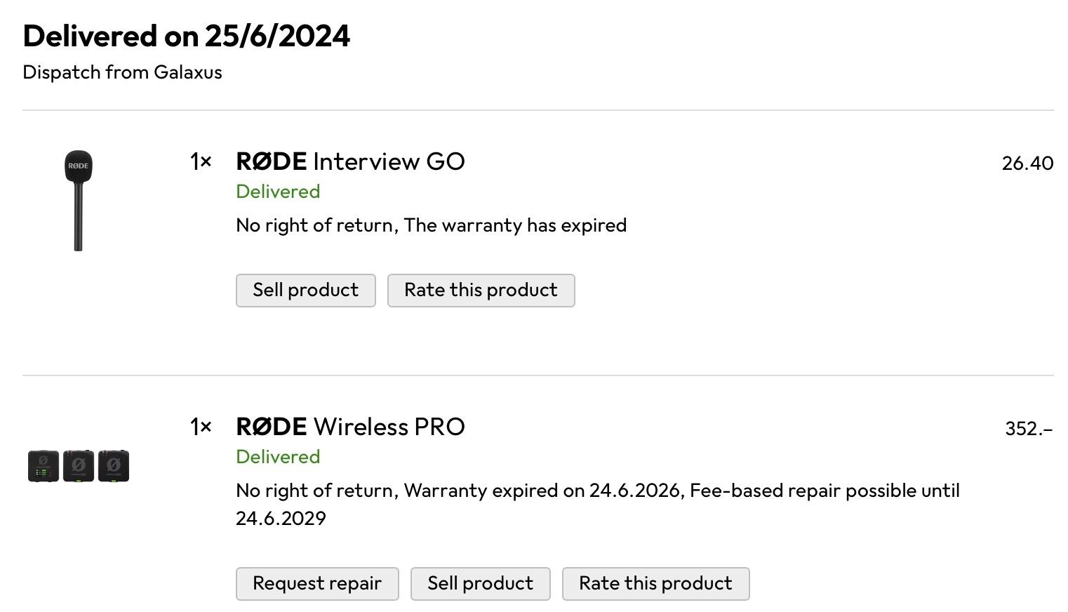Røde Microphones: Wireless PRO + Interview GO + VideoMic Me-C+ – D'occasion à Winterthur par agu_r67n 7