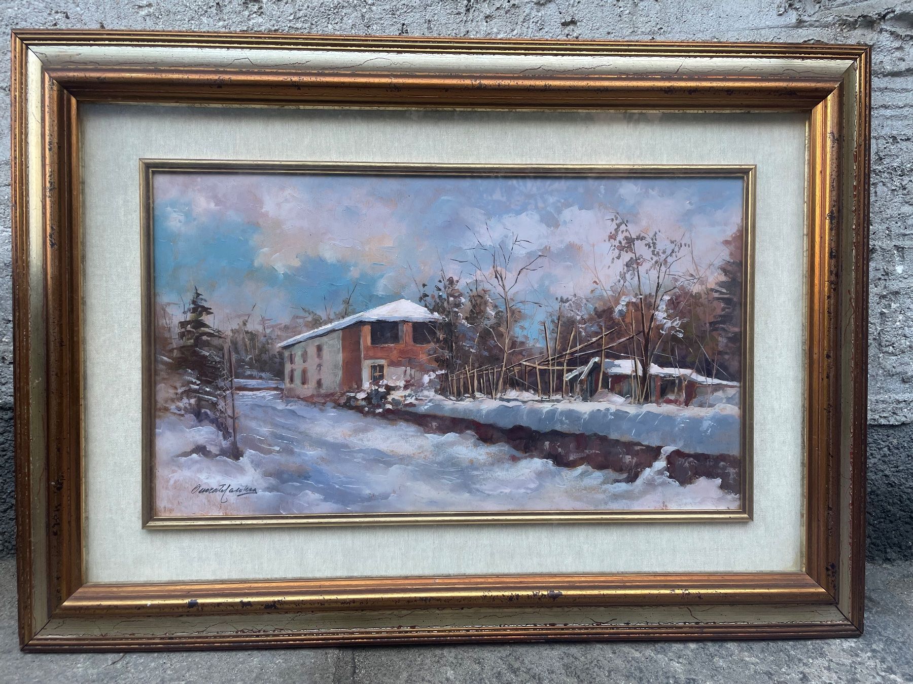 Dipinti: Bild Onorato Caldera 87x62cm – Usato da Minusio venduto da Pink222