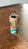 Kokeshi - Jap. Holzpuppe, Junge mit Ahornhain, 50er
