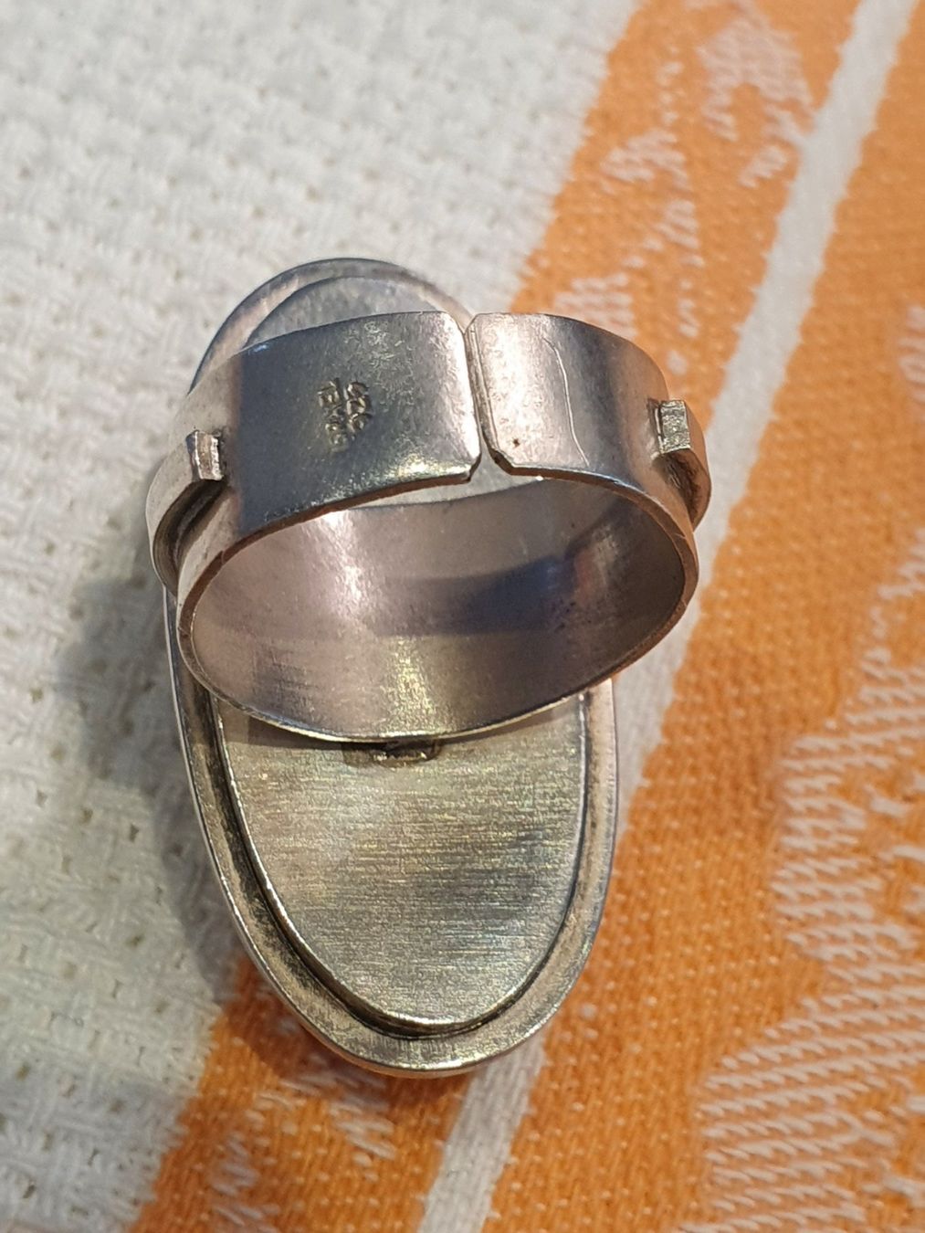 Ringe: Opulenter 925 Silber Ring besetzt mit grossem Karneol – Gebraucht aus Wohlen AG von palmsprings 6