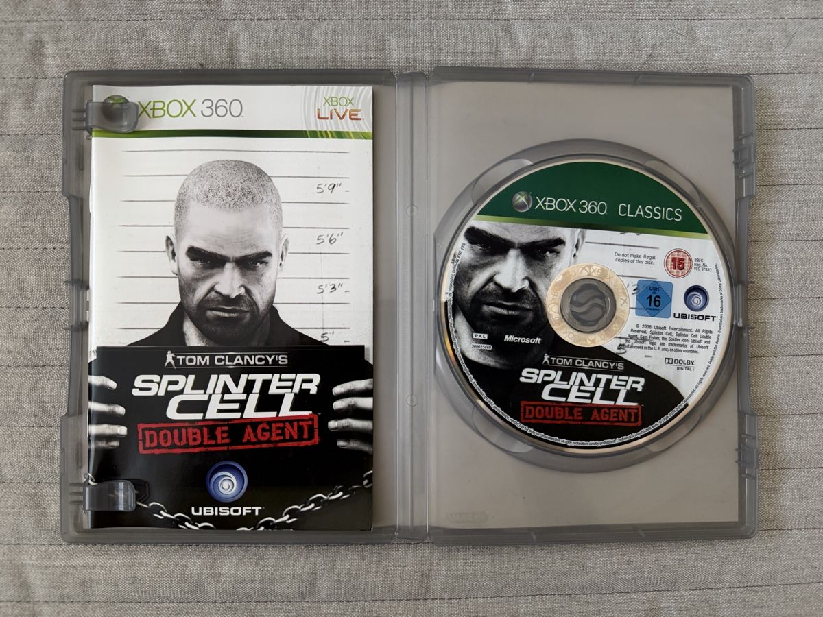 Microsoft Jeux: Tom Clancy's Splinter Cell Double Agent (Classics) Xbox 360 – D'occasion à Thunstetten par Virus_33 1