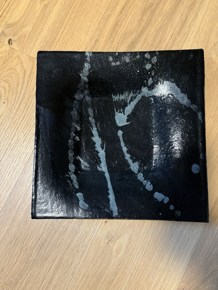 Servierplatten: Quadratische Raku Platte  – Gebraucht aus Münchenbuchsee von Schwedenfan 1