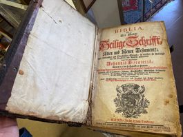 Antike Berner Bibel Heilige Schrift Piscator 1730