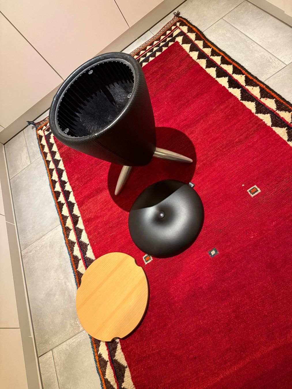Leolux Hocker: Designer Hocker LEOLUX Bongo mit Stauraum – Gebraucht aus Spreitenbach von Jesset 4