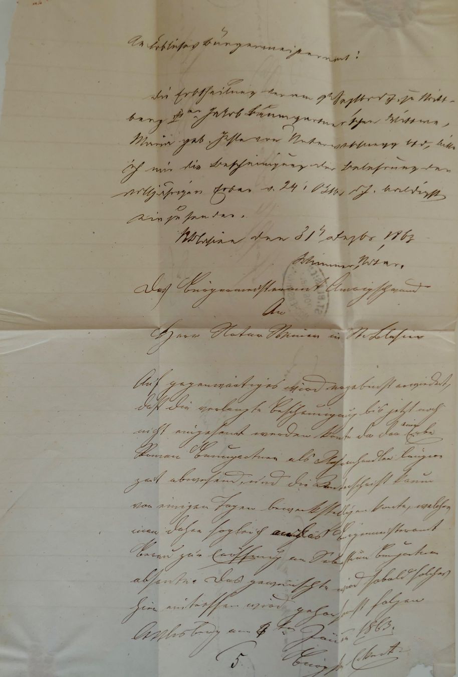 Tous les timbres: Vorphilabrief "St.Blasien Höchenschwand" 1863 – D'occasion à Möhlin par PHILABARTIS 2