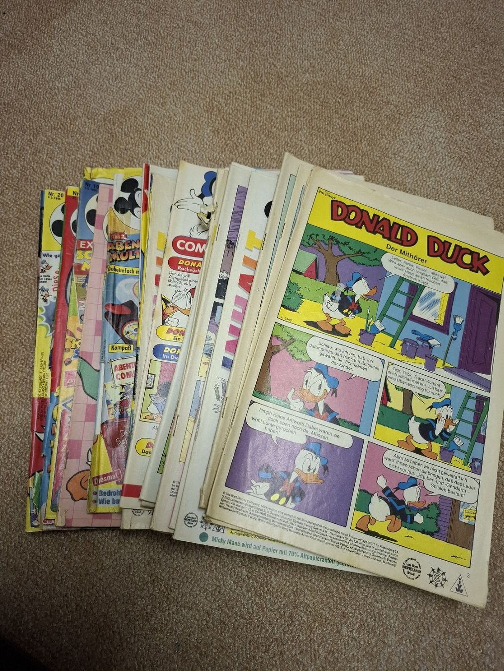 Comics: Micky Maus Hefte, Konvolut Comics Jg 89 bis 2000 – Gebraucht aus Riehen von joerdeli 9