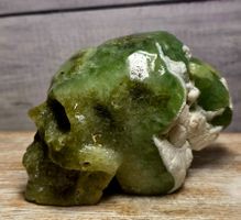 Prehnit Schädel 965g