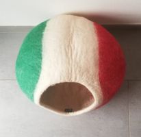 Filz Katzenhöhle Italien Farben grün weiss rot grotta italia