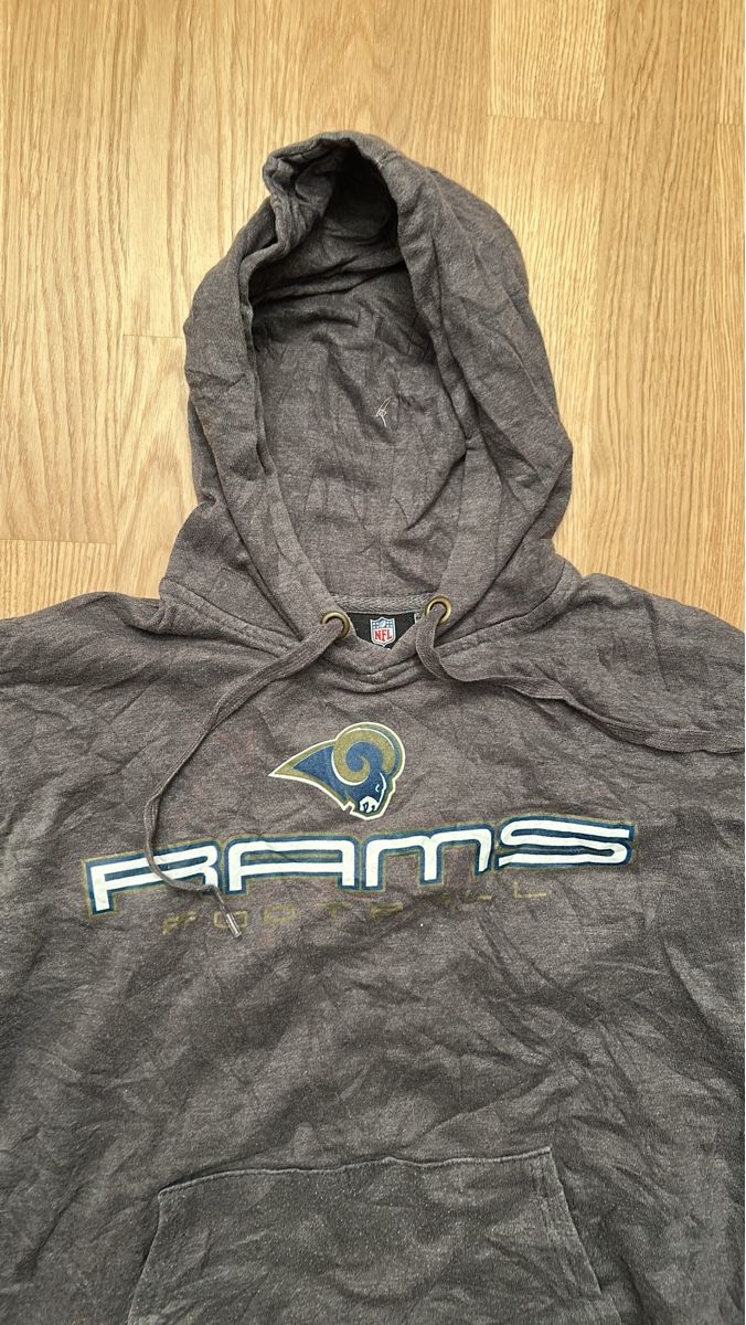 NHL Maglioni & Felpe: NFL Rams Kapuzenpullover grau NFL Logo Grösse M – Usato da Luzern venduto da ThrowbackVintage
