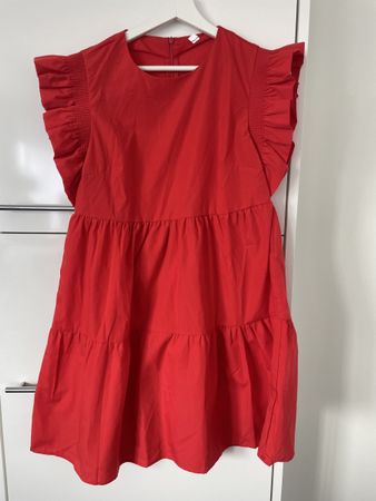 Sommerliches, rotes Kleid von Shein, Grösse S, Top Zustand!