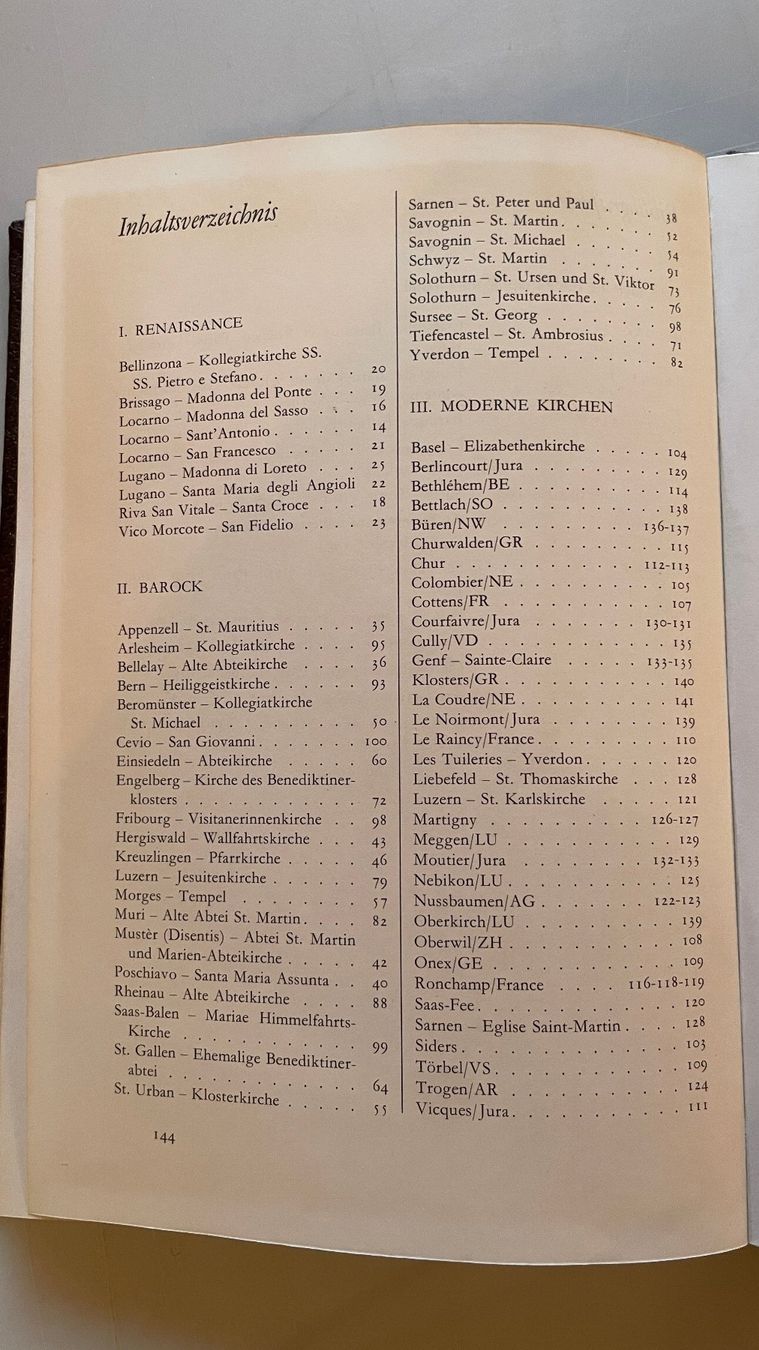 Libri: Kirchen der Schweiz - Renaissance Barock Moderne Zeit – Usato da Glattfelden venduto da cybermaxx 4