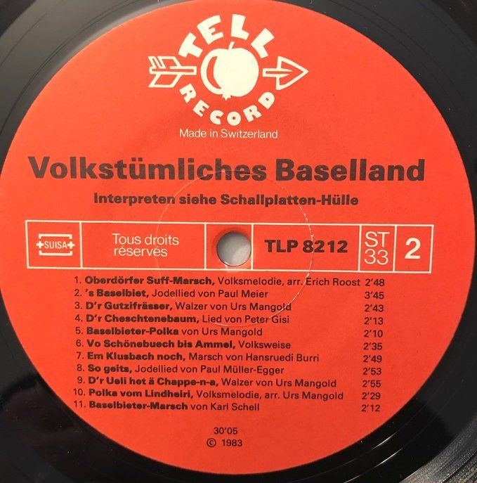 Dischi in vinile: Volkstümliches Baselland (LP) – Usato da Grüningen venduto da azulmarron 4