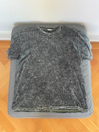 American Apparel T-shirt gris délavé – L