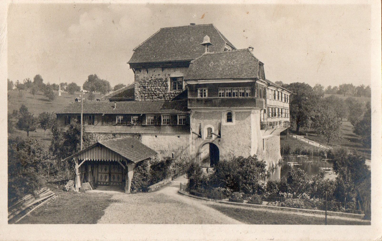 Ansichtskarten: Schloss Hagenwil – Gebraucht aus Melano von pisonsdro
