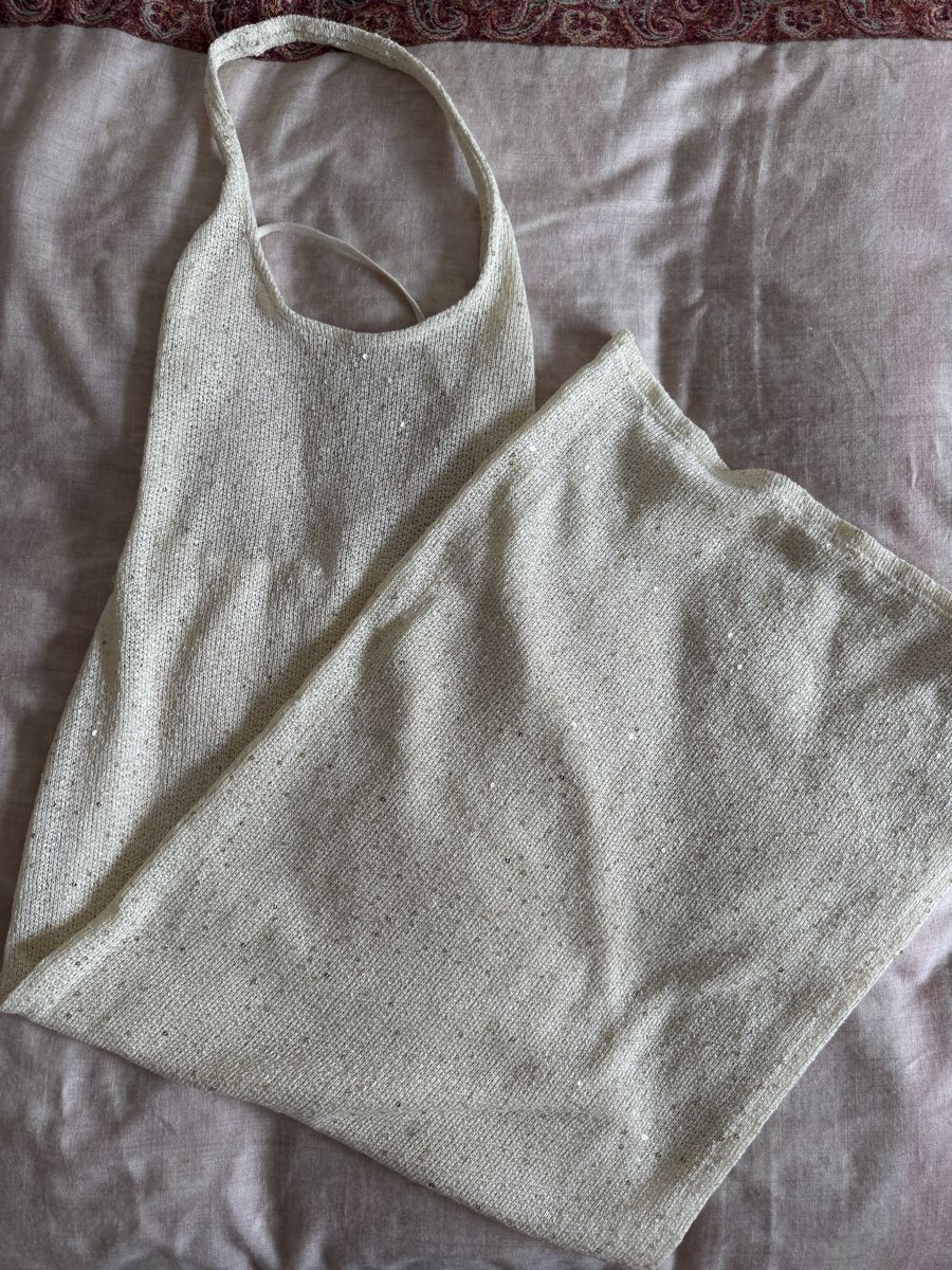 Pull&Bear Robes: Pull & Bear glittery beach dress – Neuf (Voir description) à Aigle par 029_mbn