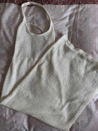 Pull & Bear glittery beach dress