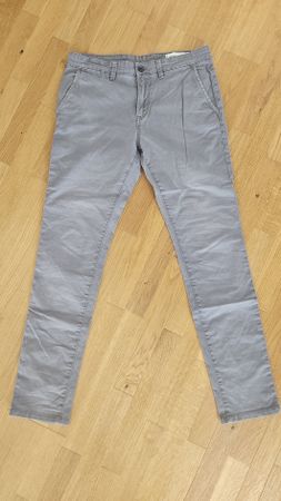 Herren Chino Hose Tom Tailor Slim W31 L34 grau