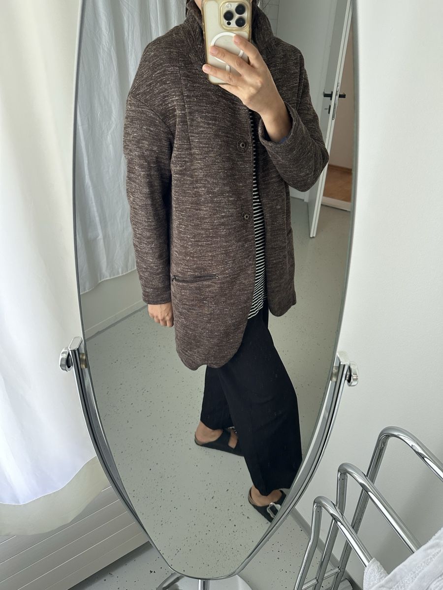 Mäntel: Strickjacke Mantel braun JS Grösse 38 – Gebraucht aus Walzenhausen von Zaisan 3