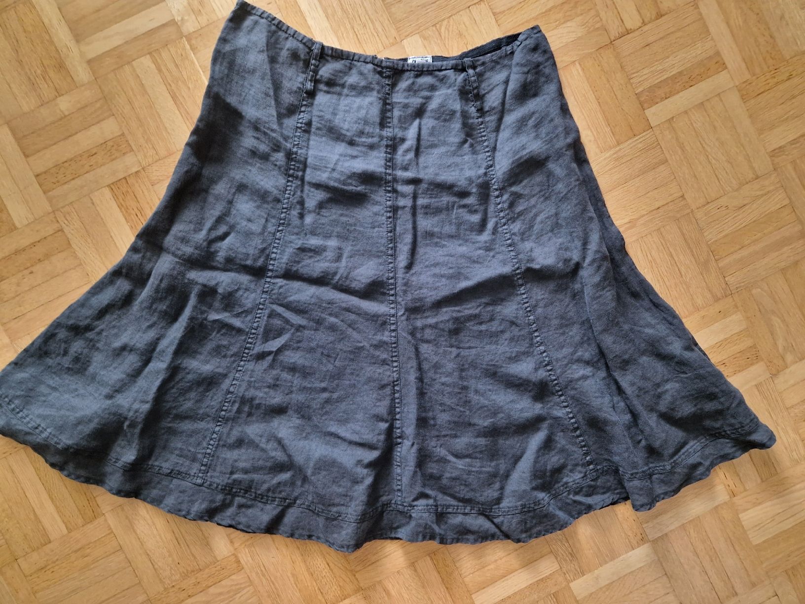 Jupes: Leinen Jupe Rock Gr. L,  warmes dunkelgrau – D'occasion à Reinach BL par Tinkerbelly27