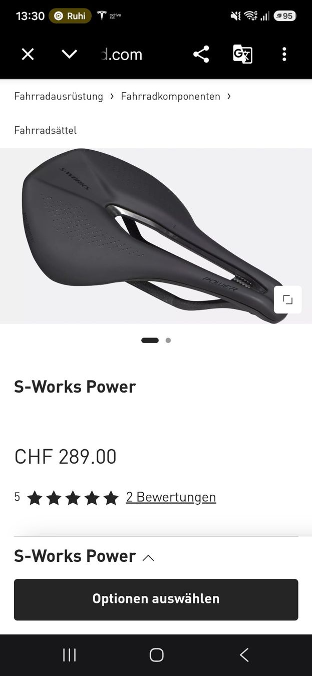Specialized Pezzi di ricambio: S-Works Power Sattel - Carbon – Usato da Näfels venduto da Chanel.05 6