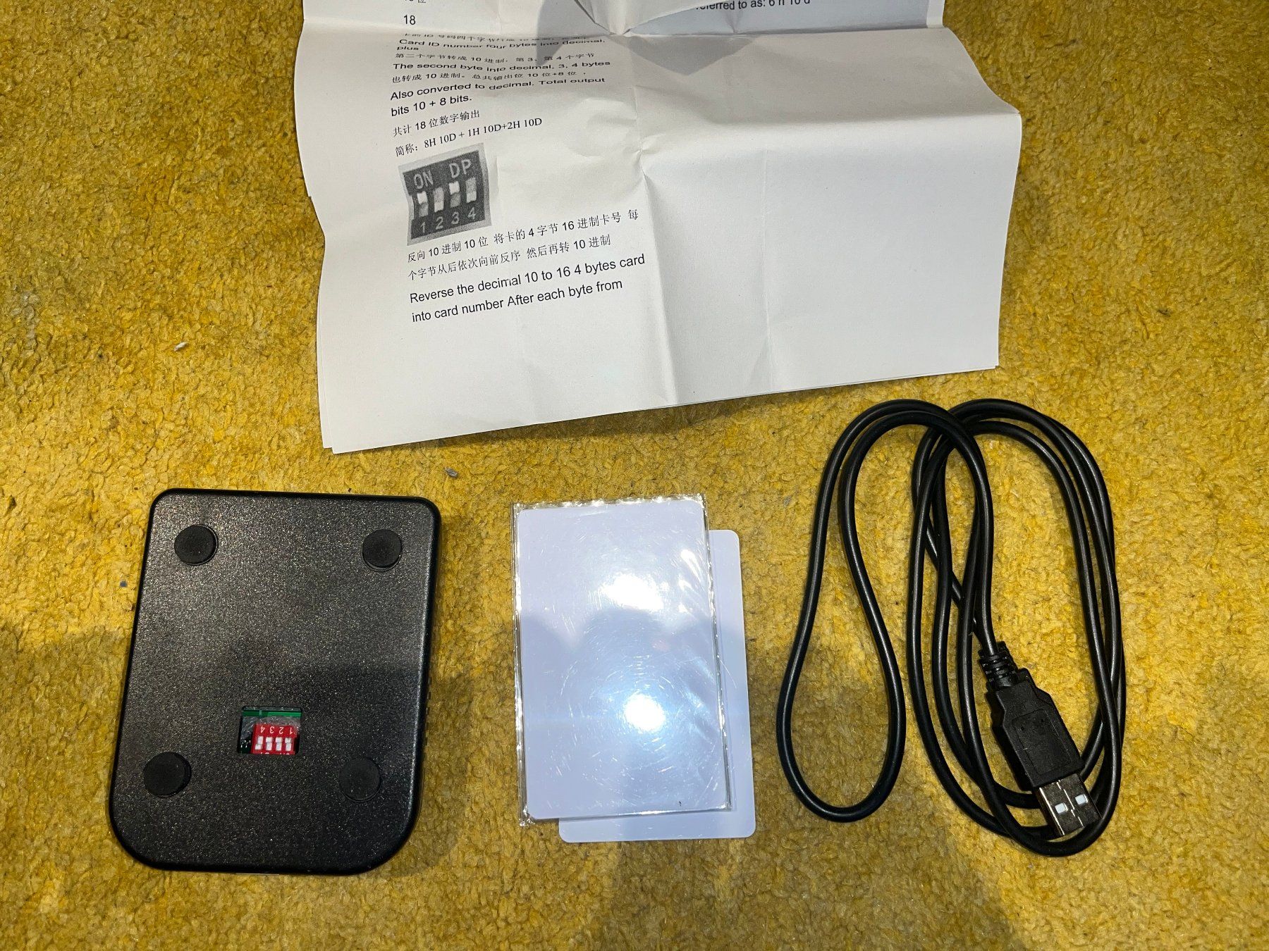 Lettori di schede: RFID USB Kartenleser 1 inklusive Karten – Usato da Hubersdorf venduto da Gewonnen 2