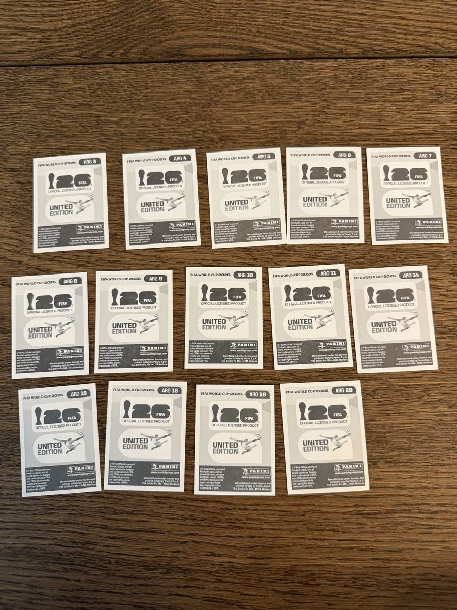 Panini Carte collezionabili: PANINI WM 2026 Bilder Argentinien ARG – Nuovo (secondo la descrizione) da Sennhof Winterthur venduto da bibo11 1