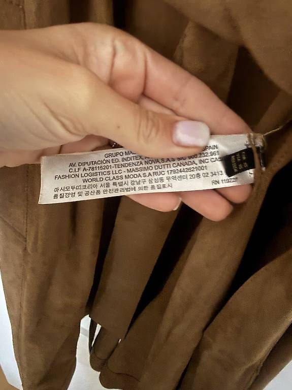 Manteaux: Leder-Mantel von Massimo Dutti – D'occasion à Zürich par ram_9k9v 3
