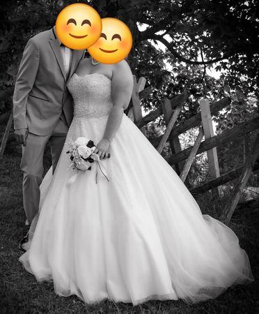 Brautkleid Veni Infantino, Grösse 44, Prinzessinnen Stil