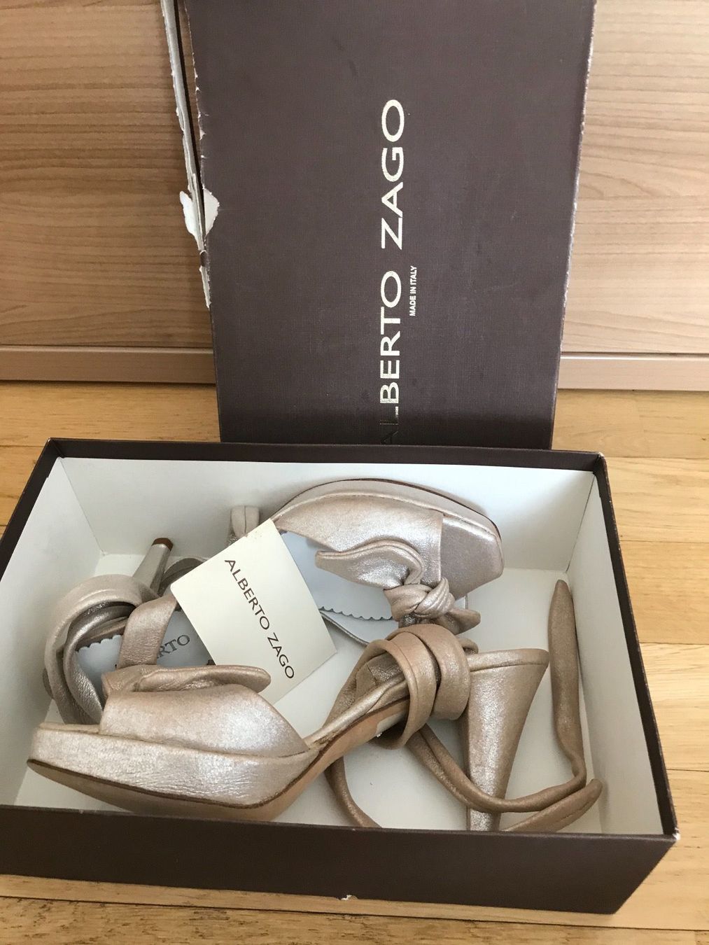 Scarpe da donna: ALBERTO ZAGO PEEPTOES GRÖSSE 38 – Nuovo (secondo la descrizione) da Zürich venduto da schneeflocke303 9