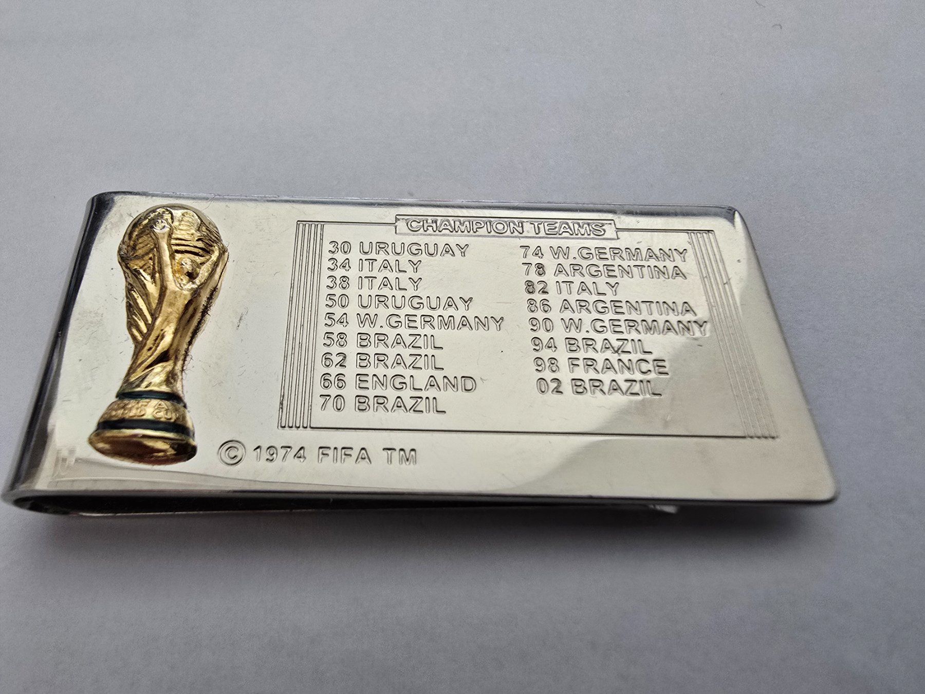 Fifa Placchette & Badge: FIFA WM 2006 Geldklammer + Pin – Usato da Rafz venduto da Domimir 4