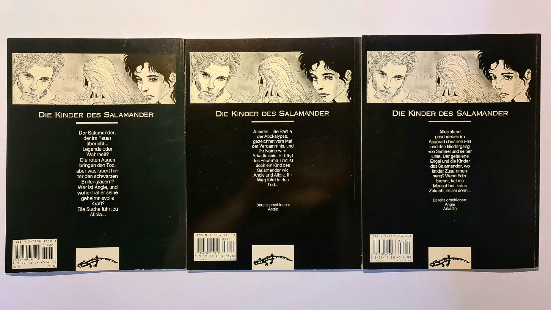 Fumetti: Die Kinder des Salamander, Comic, Band 1-3 – Usato da Aesch BL venduto da pri_fp8t 1