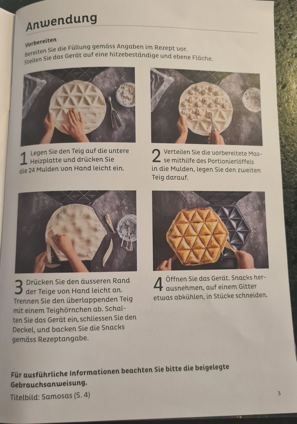 Elettrodomestici da cucina: Betty Bossi Snack-Maker – Nuovo (secondo la descrizione) da Frauenfeld venduto da Purzli 4