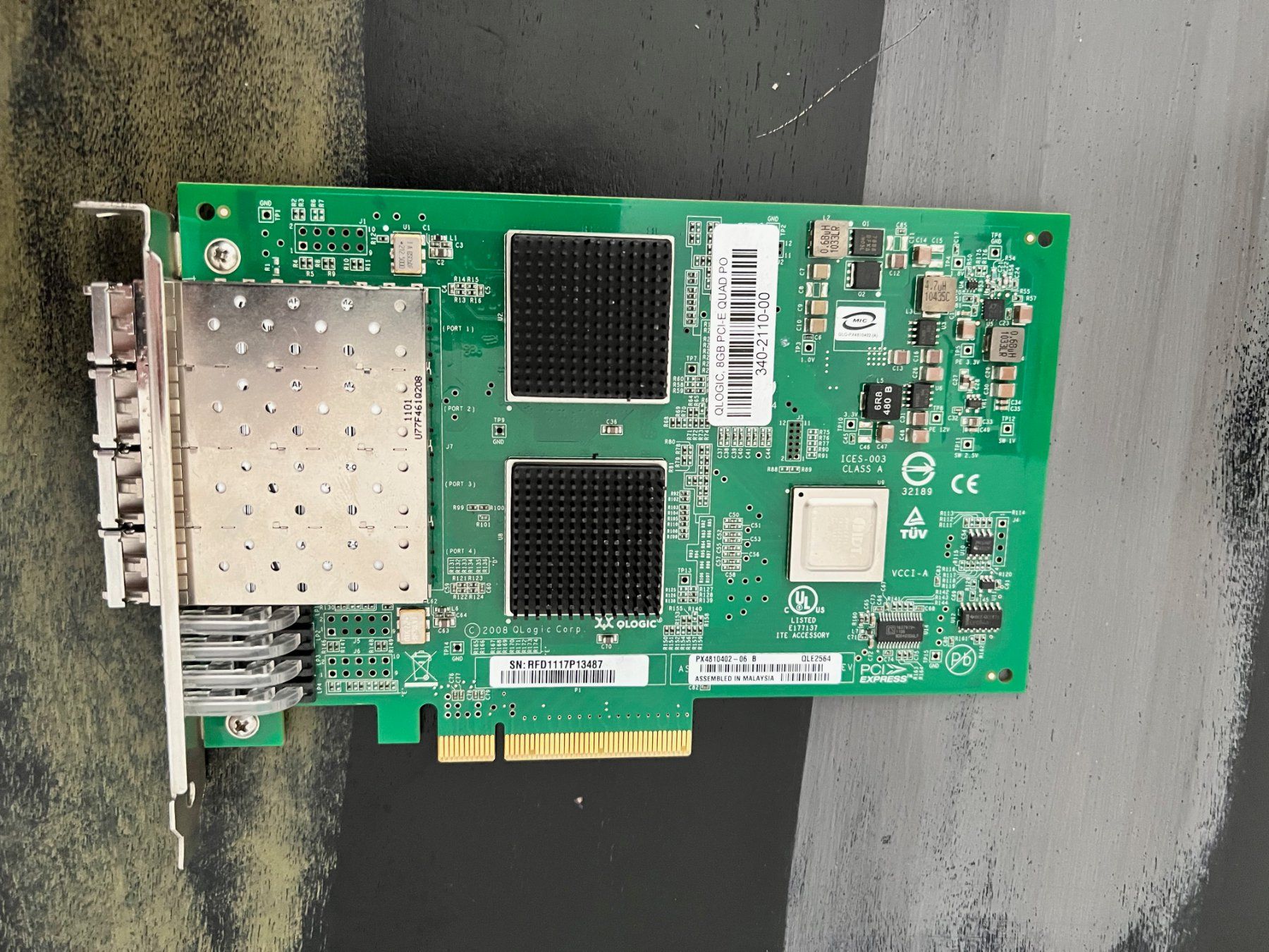 Unità & Adattatore: QLOGIC QLE2564 8GB PCI-E Quad Port HBA – Usato da Safenwil venduto da id234ms 1