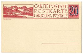 1924 Bildpostkarte Nr. 95-007 Bild FURKA-PASS *