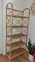 Rattan Regal 5 Ablagen naturfarben