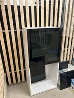 IKEA BESTÅ Schrank / Vitrine (Weiss/Schwarz) inkl. Zubehör